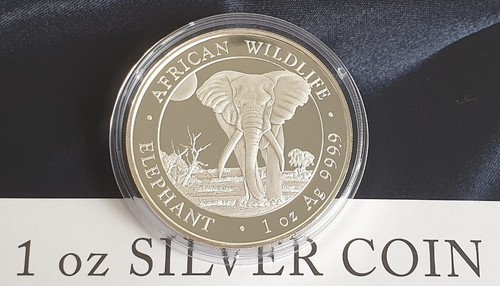 1oz unze silbermünze somalia - 1oz,