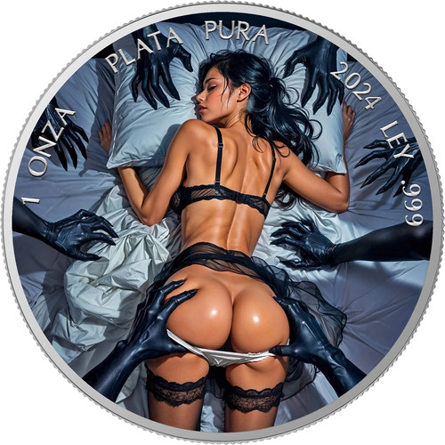 Unze 999 silber sexy frau - unze,