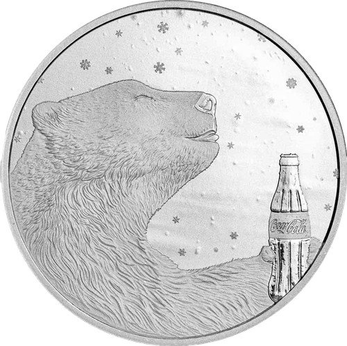 Silbermedaille coca cola - coca,