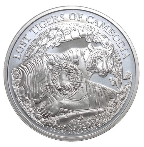 Unze 999 silber kambodscha - silber,