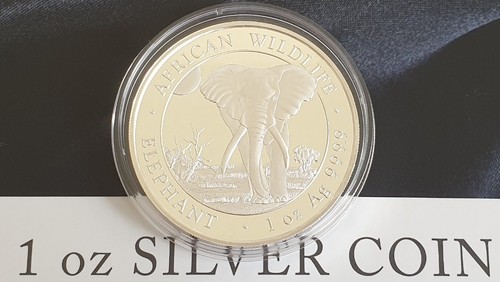1oz unze silbermünze somalia - unze,