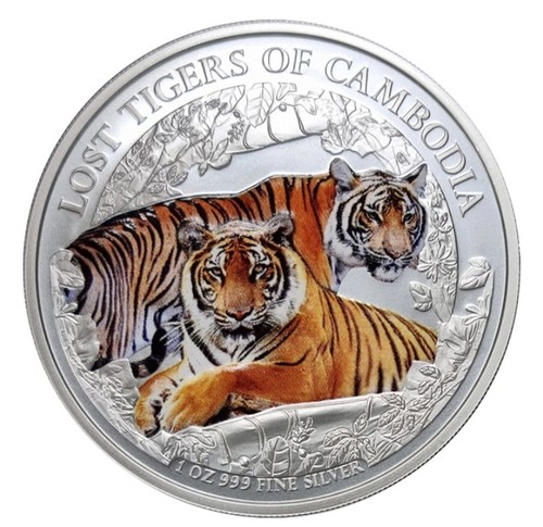 Unze 999 silber tiger - 1, /