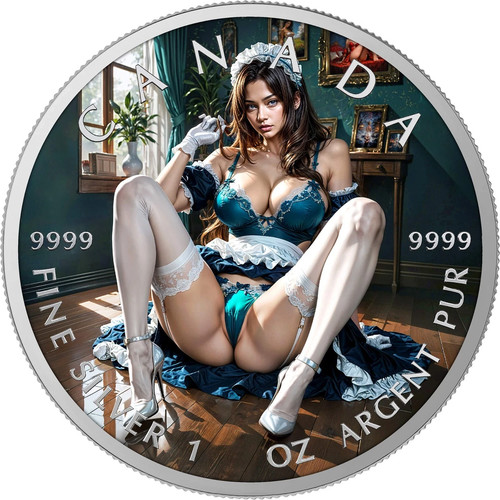 Unze 999 silber - unze, frau