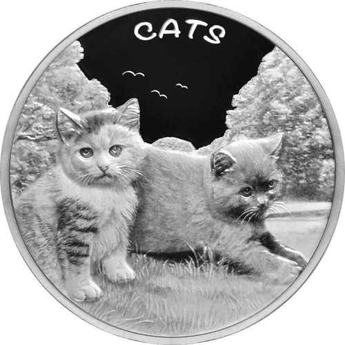 Unze 999 silber katze - unze,