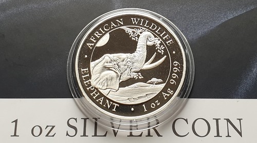 1oz unze silbermünze somalia - unze,