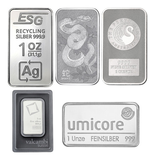 Silberbarren eine unze - 1,
