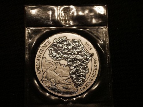 Ruanda 1oz 999 - silber, african