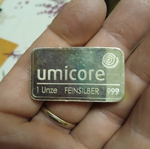 Feinunze 999 silberbarren - 1,