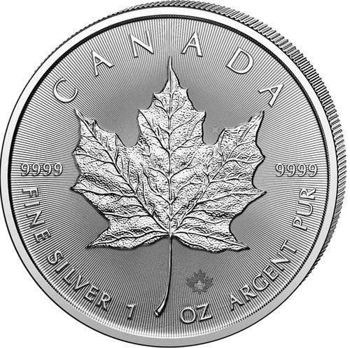 Silbermünze maple leaf - silbermünze, 1
