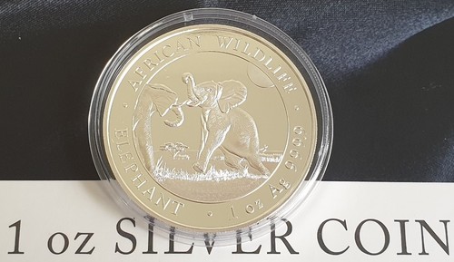 1oz unze silbermünze somalia - 1oz,