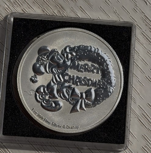 Unze 999 silber mickey - 1,