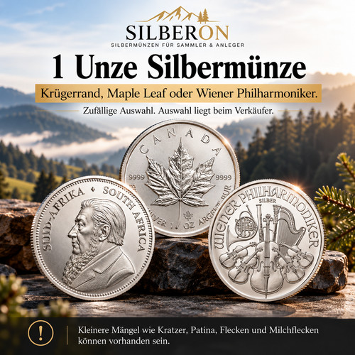Unze silbermünze 999 - 1,