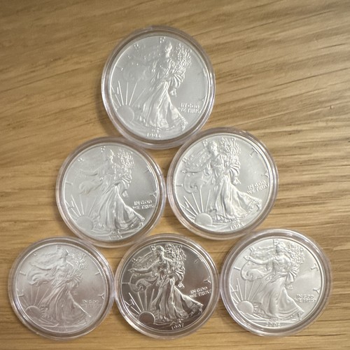 American silver eagle - 6x, oz