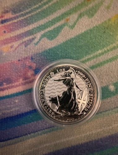 Britannia münze unze 999 - britannia, 1